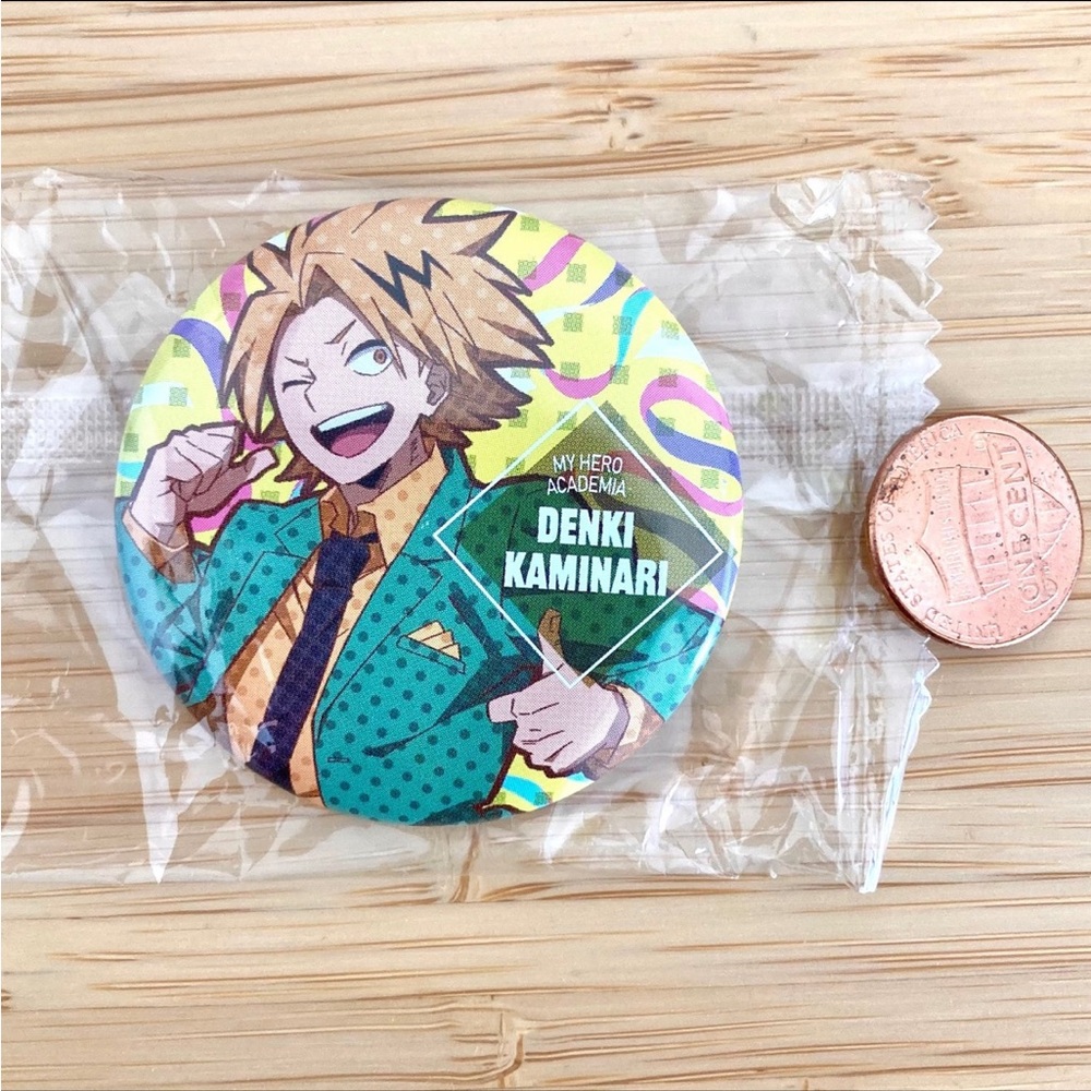 Rare my hero academia can badge Kaminari